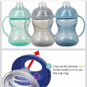 Nuby No-Spill Sippy Cups Set